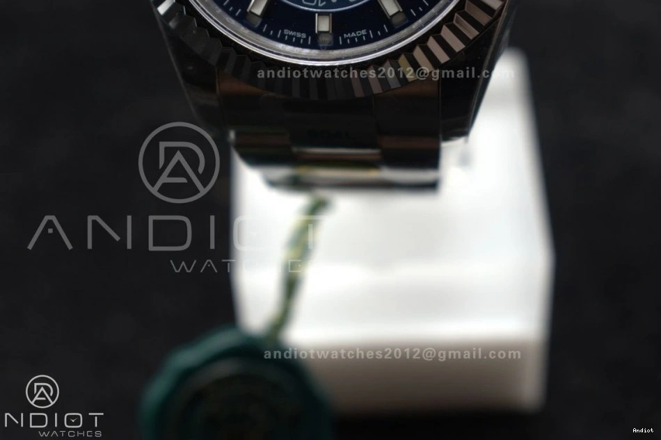 SS ZF 1:1 Edition Bracelet on 326934 SS 904L Blue Best Sky-Dweller A2824 Dial 1117